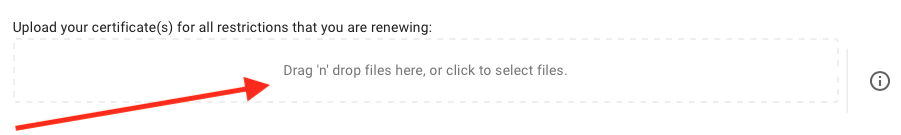 Mass hoisting license renewal through mass.gov - upload certificates